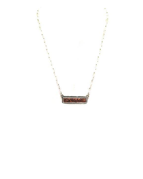 Western Dainty Bar Necklace