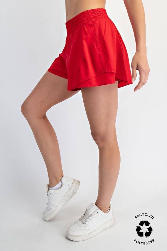 Mid Rise A-line Active Short