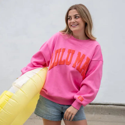 LULU MAC Puff Letter Sweatshirt