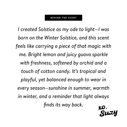 Solstice 🪞 Perfume - Nontoxic Eau De Parfum 1.7oz