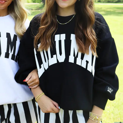LULU MAC Puff Letter Sweatshirt