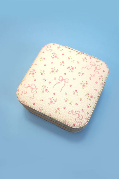 DESIGNED JEWELRY ORGANIZER TRAVEL BOX CASE | 40P552