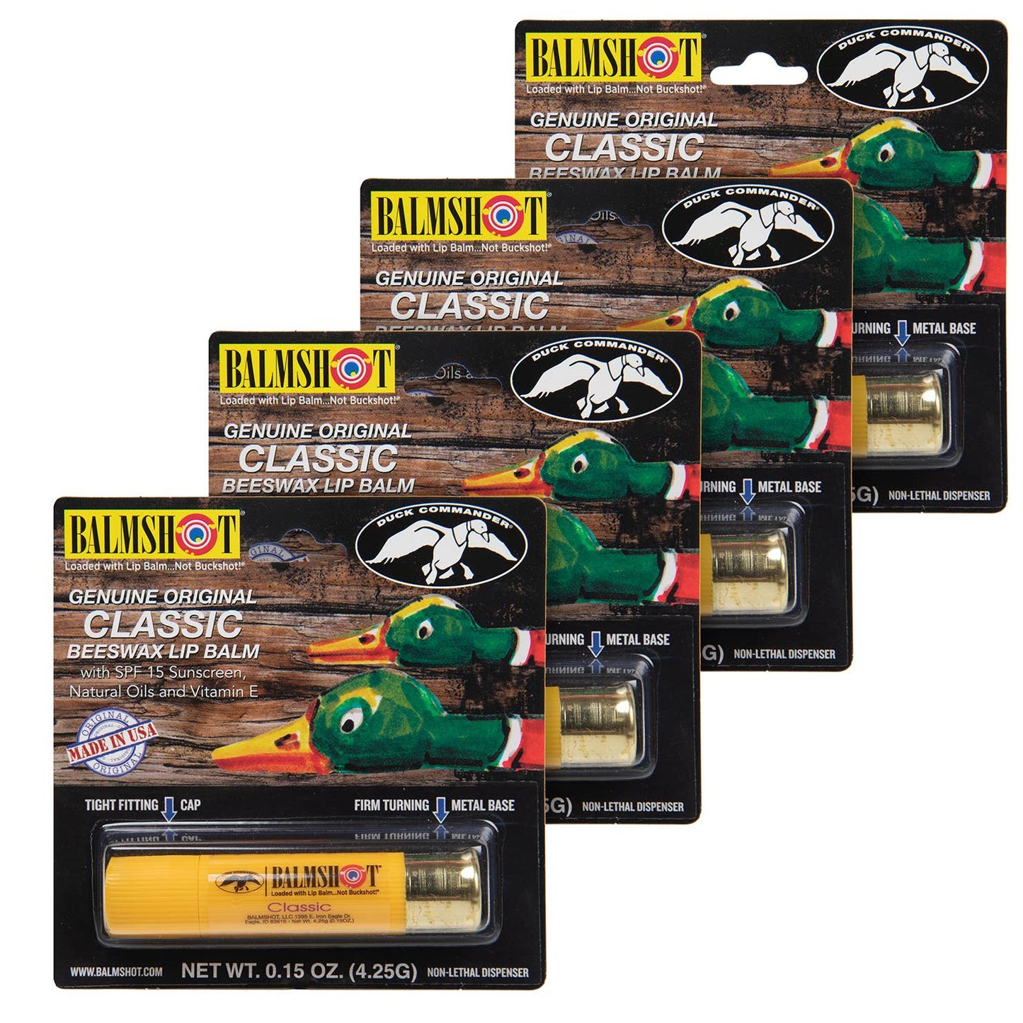 Balmshot & Duck Commander Beeswax SPF Lip Balm