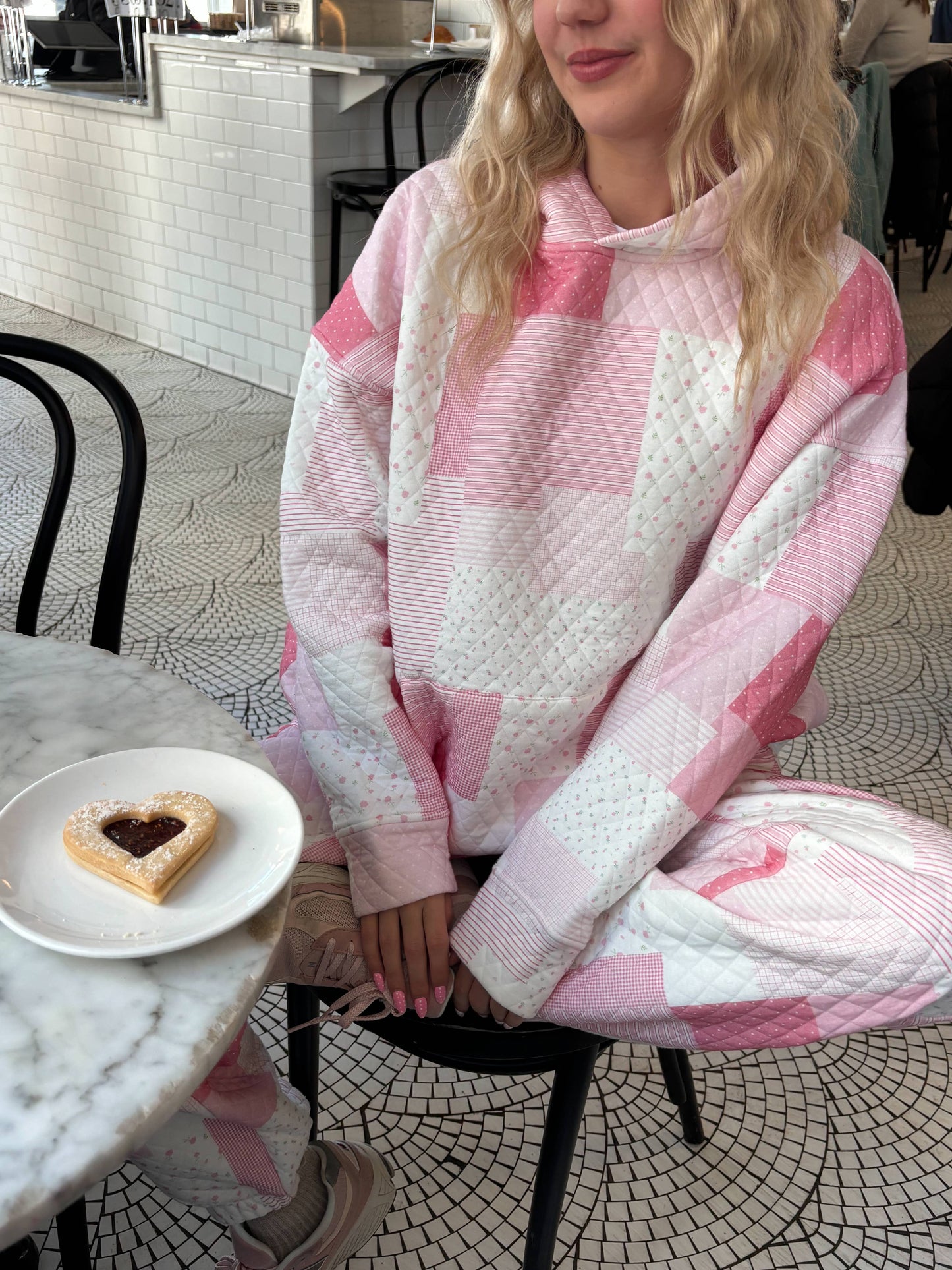 Margo Quilted Patchwork Hoodie