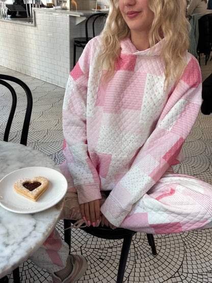 Margo Quilted Patchwork Hoodie