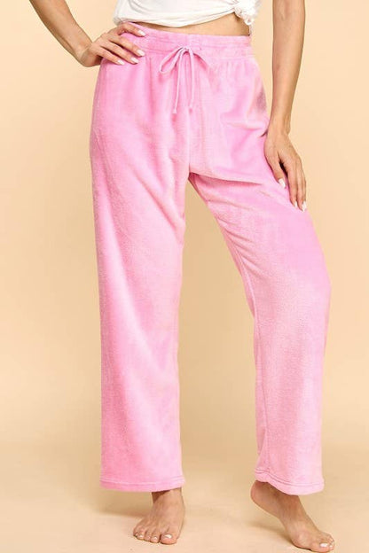 PLUS SIZE COMFORTABLE DRAWSTRING PAJAMA PANTS