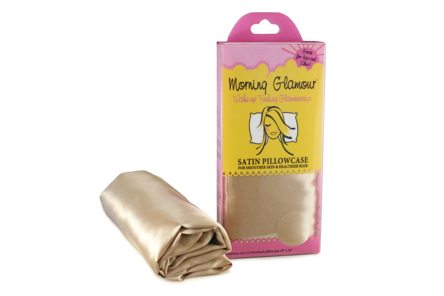 STANDARD/QUEEN Satin Pillowcase -Selfcare Essential, perfect gift