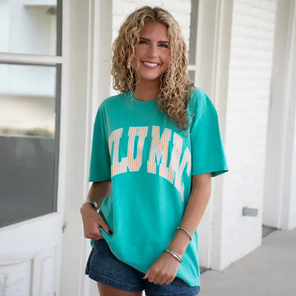 LULU MAC Creamsicle Stripe Comfort Colors Tee
