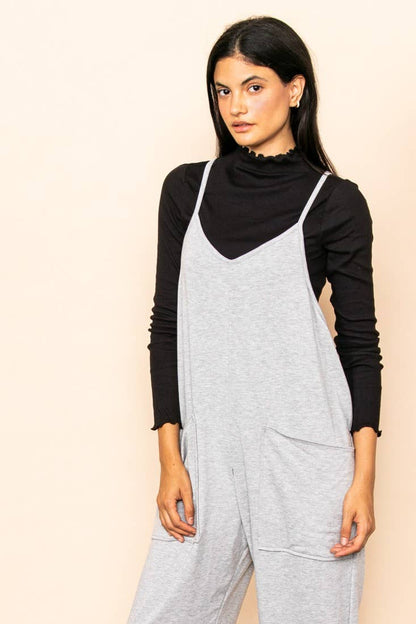 Mock Neck Merrow Detail Ribbed Long Sleeve Top