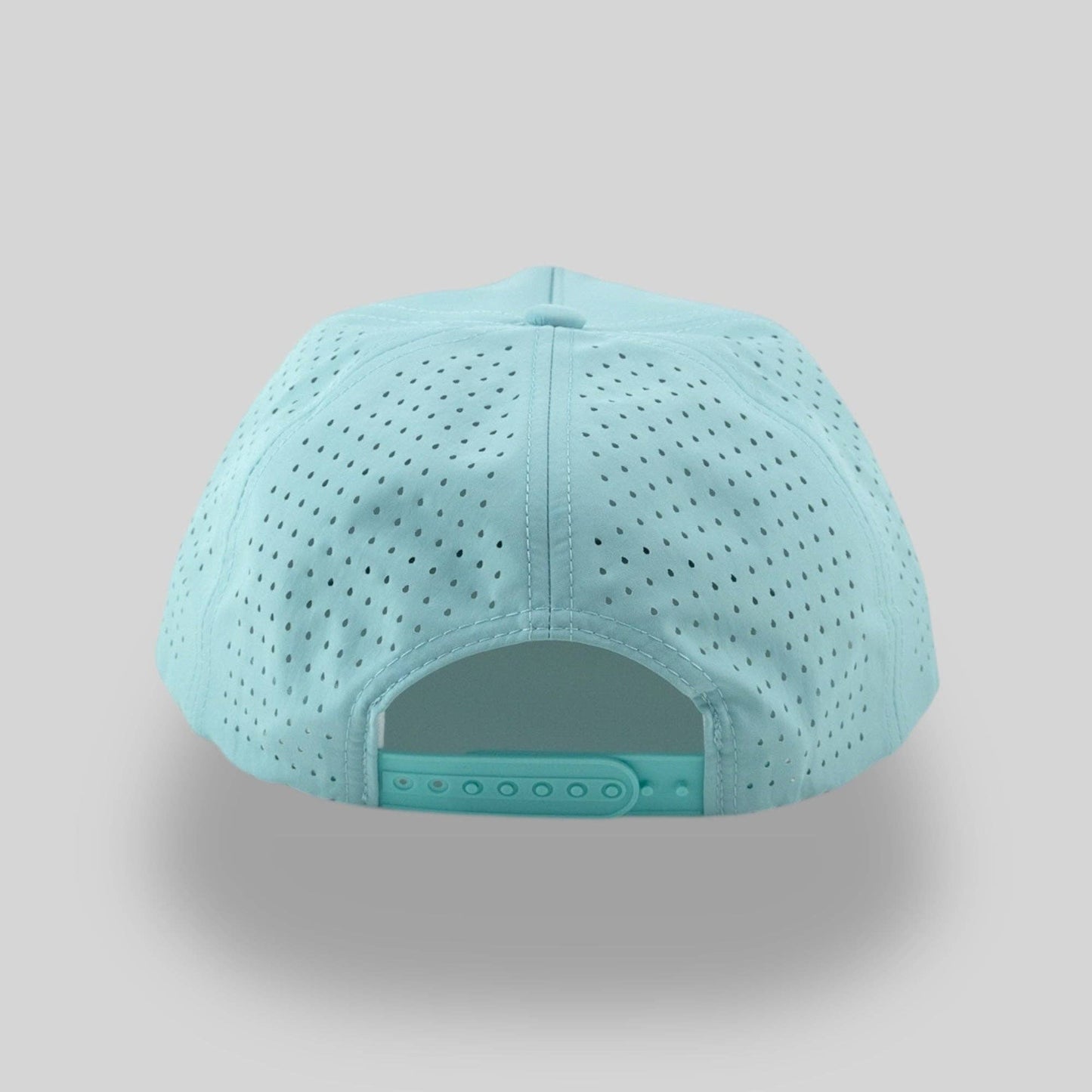 Perforated Light Blue / Gold Rope