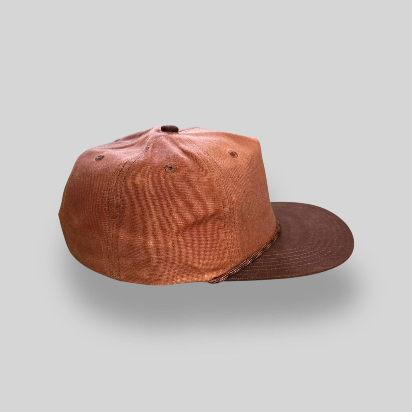 Waxed Canvas Sienna-Brown Bill / Sienna-Brown Rope