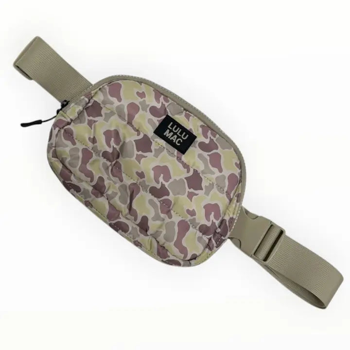 LULU Mac Camo Puffer Belt Bag