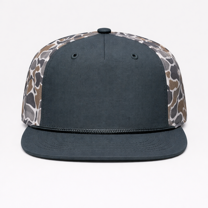 Perforated Structured Dark Slate-Smokeshow Camo/ Gray Rope