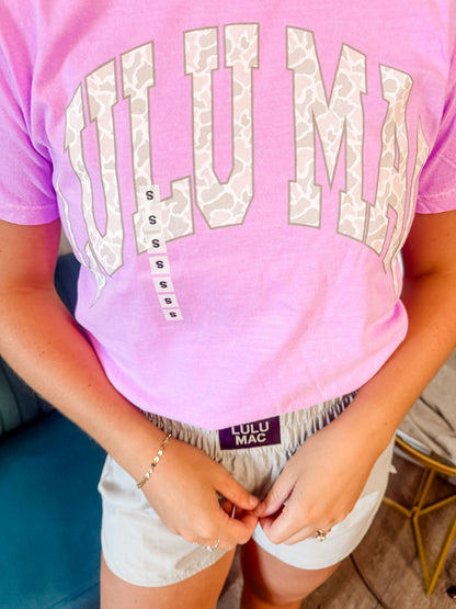 LULU MAC Camo Adult Comfort Colors Tee