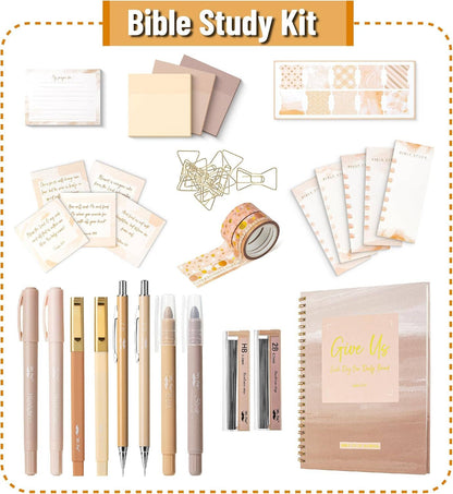 Golden Blush Bible Journaling Kit for Women