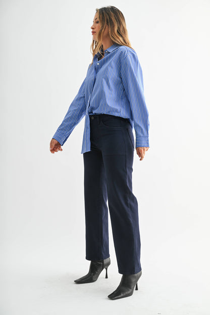 NAVY - Utility Pocket Relaxed Jean