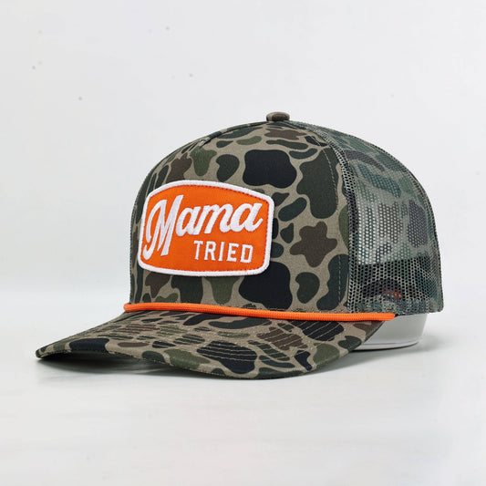 Mama Tried Camo Trucker Hat
