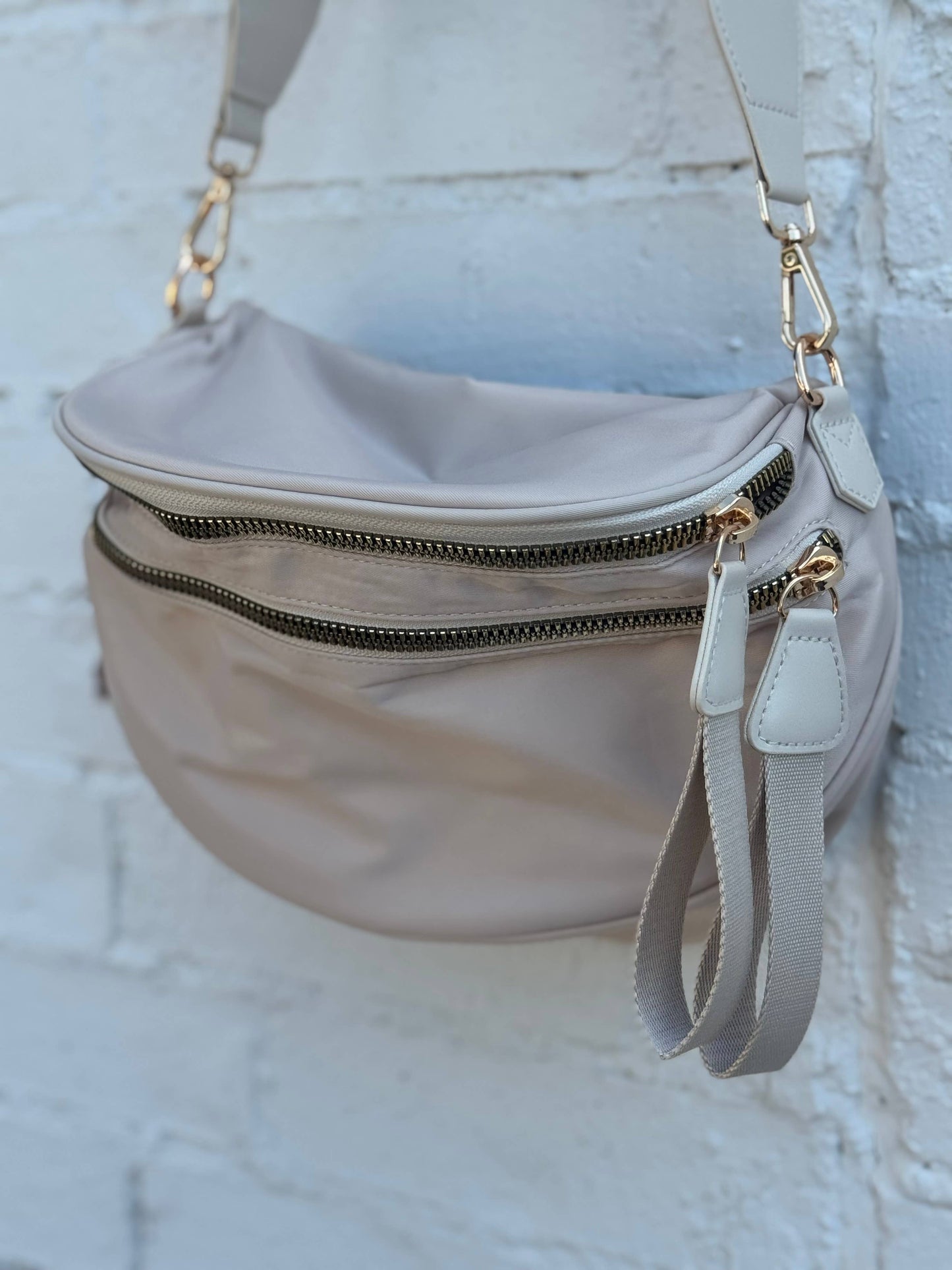 Nylon Double Zip Bag