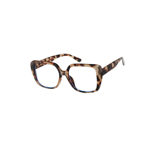 Tortise Shell Square Blue Light Glasses