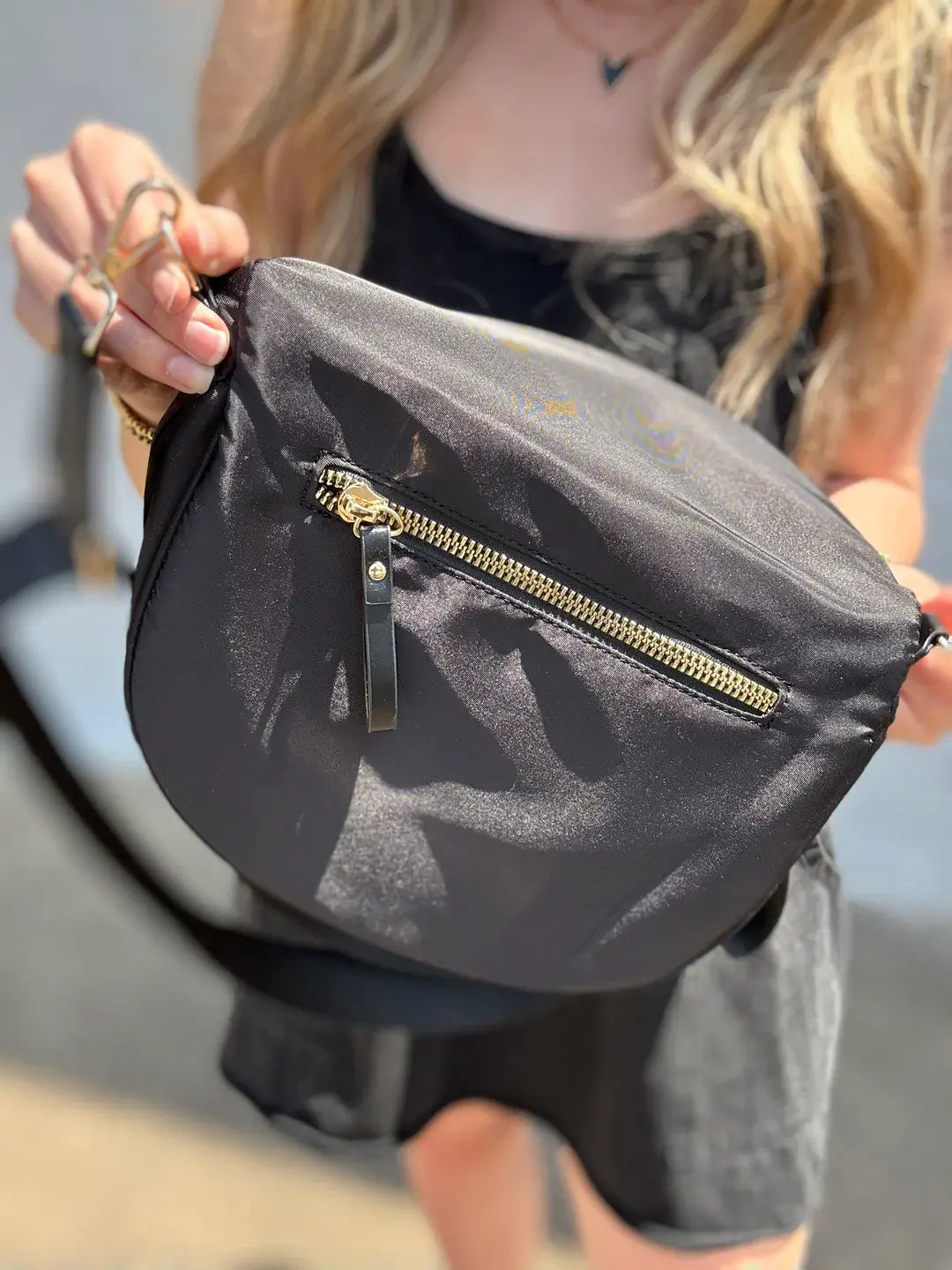 Nylon Double Zip Bag