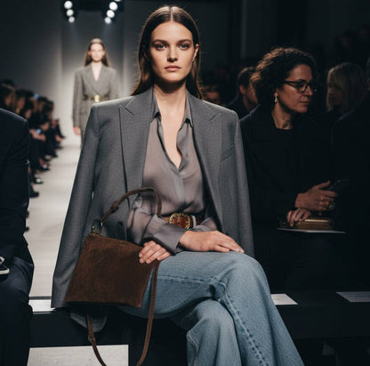 Suede Leather Shoulder Bag 171551