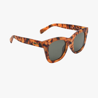 BAILEY MATTE TORTOISE Polarized Oversized Square Sunglasses