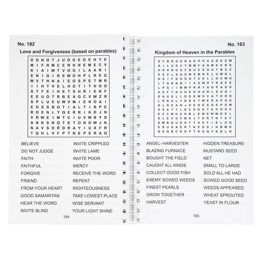 Bible Large Print Religious Word Search Adult Puzzle Book
