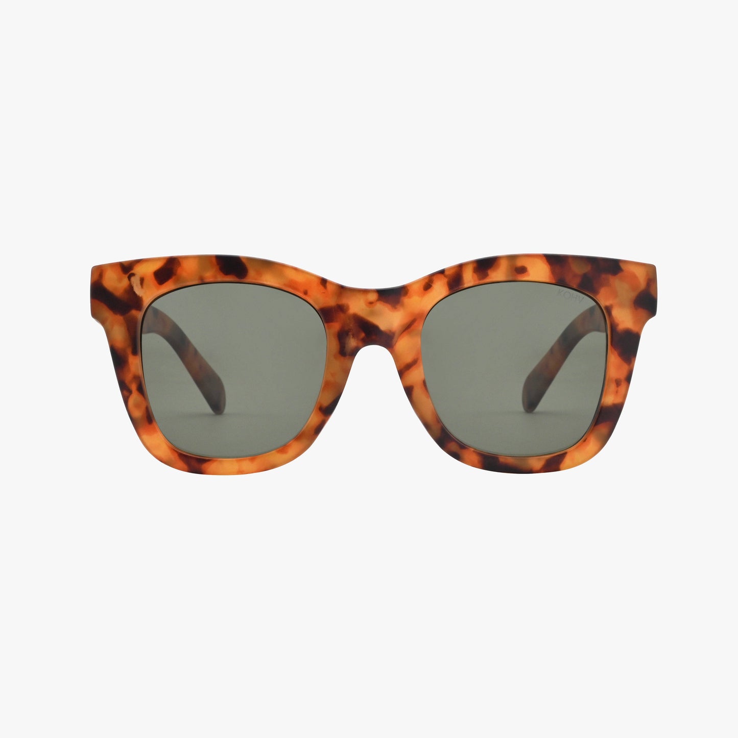BAILEY MATTE TORTOISE Polarized Oversized Square Sunglasses