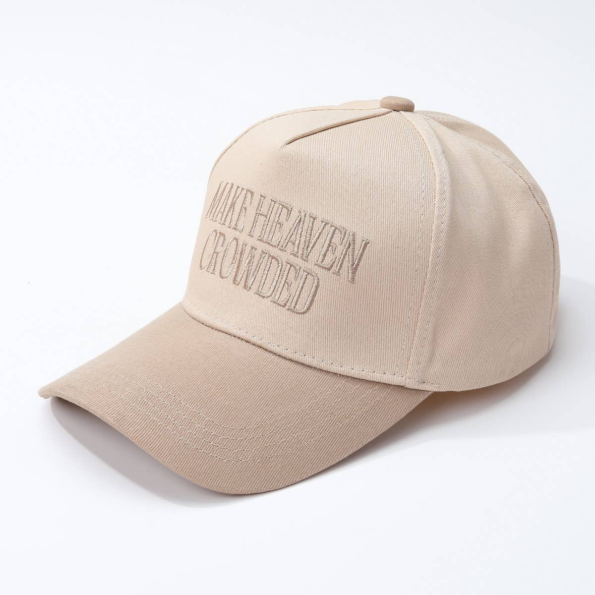 MAKE HEAVEN CROWDED BASEBALL CAP in RED