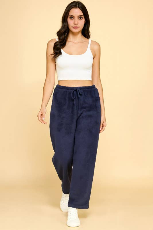 PLUS SIZE COMFORTABLE DRAWSTRING PAJAMA PANTS