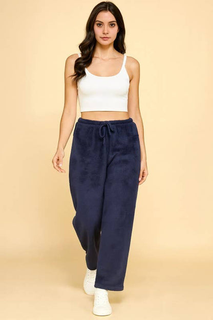 PLUS SIZE COMFORTABLE DRAWSTRING PAJAMA PANTS