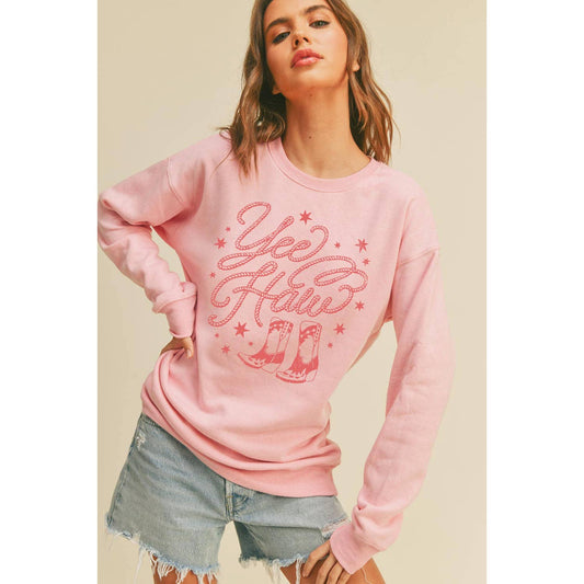 Yeehaw Boots Graphic Sweatshirt