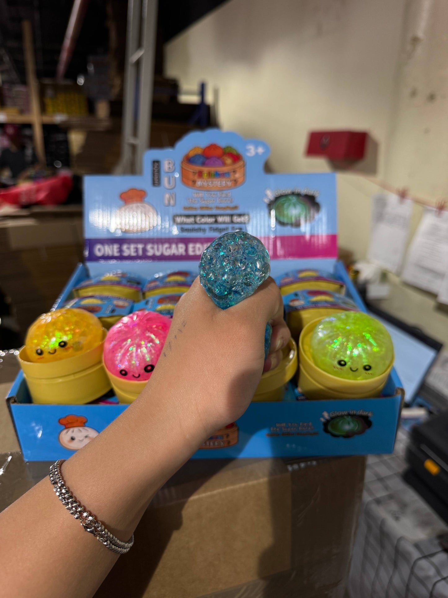 MINI Glow in the Dark Glitter Orby Dumpling