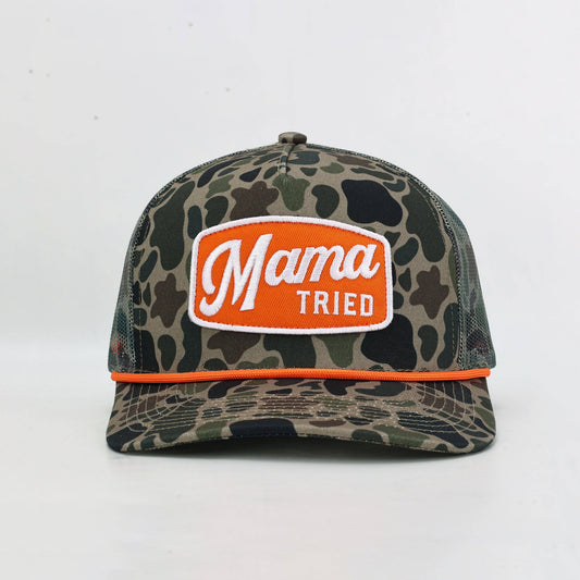 Mama Tried Camo Trucker Hat