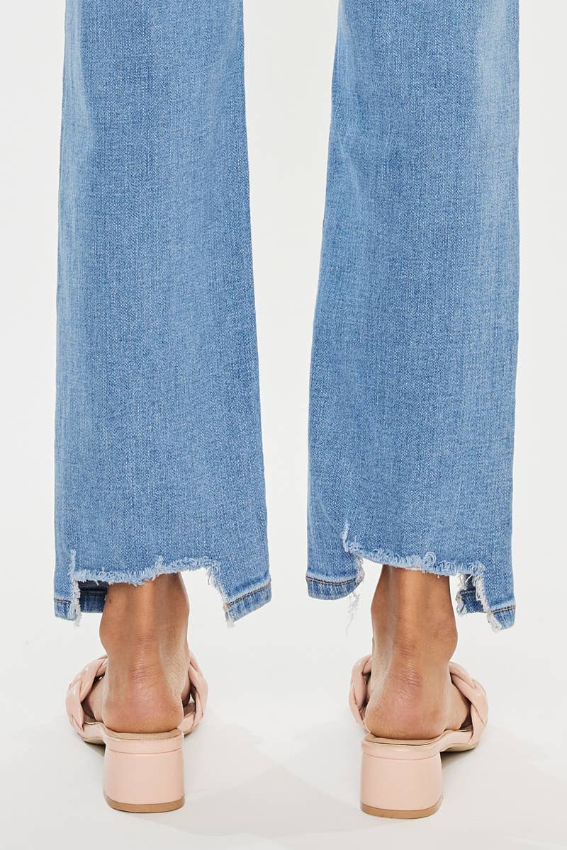 HIGH RISE STRAIGHT JEANS