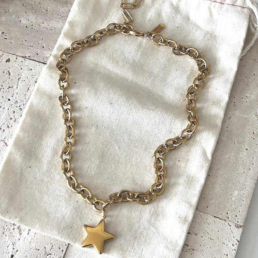 Star Necklace bold statement necklace