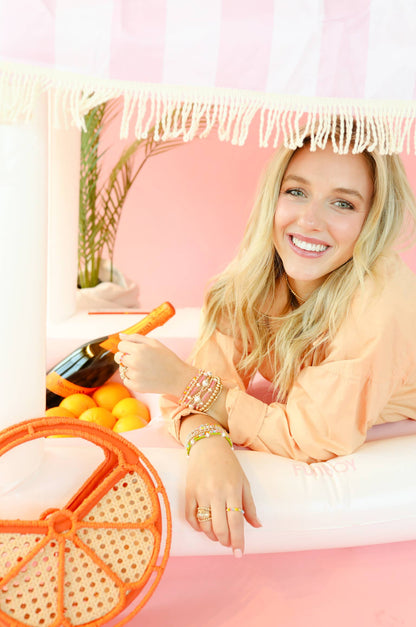 Hot Pink Pearl Bracelet