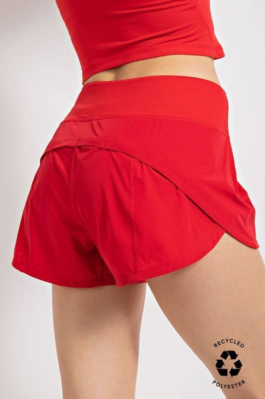 2 IN 1 STRETCH WOVEN ACTIVE SHORTS