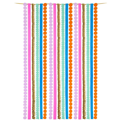 Multicolor Party Streamer Set