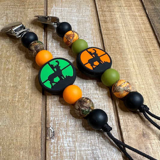 WS Big Buck Pacifier Clip