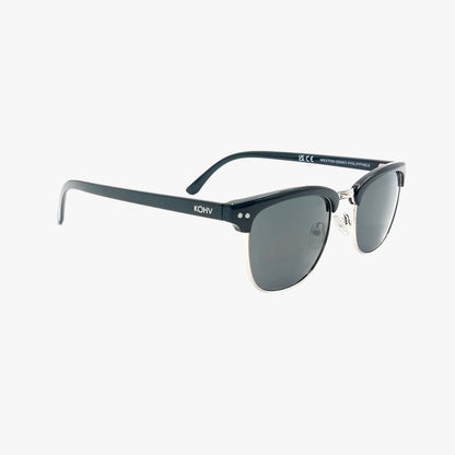 WESTON MIDNIGHT CHROME Polarized Rimless Fashion Sunglasses