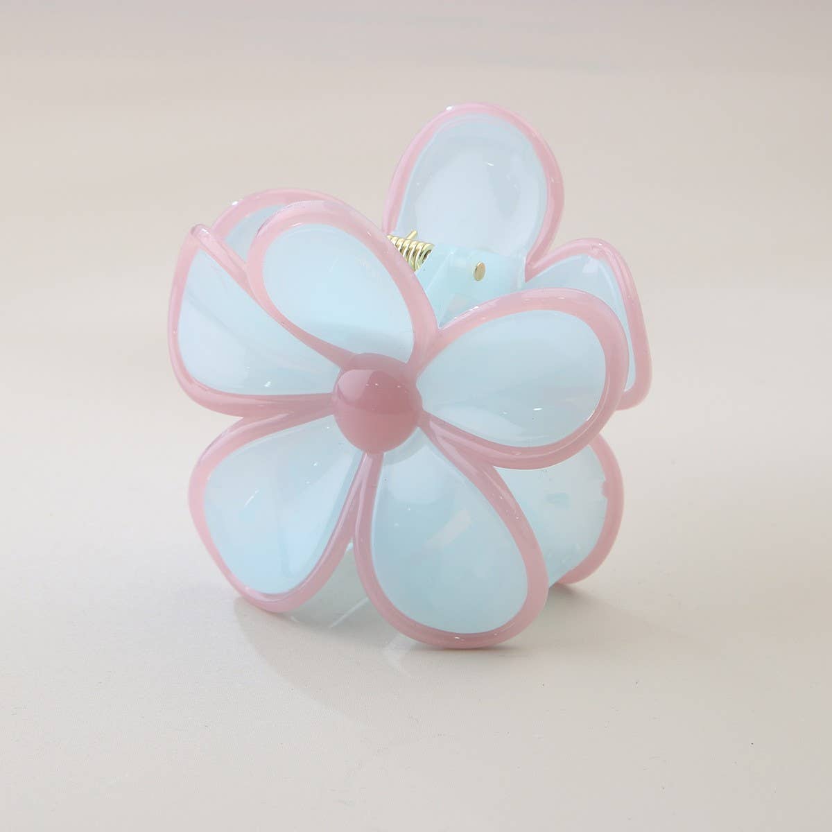 PLUMERIA FLOWER HAIR CLAW CLIP CANDY COLORS