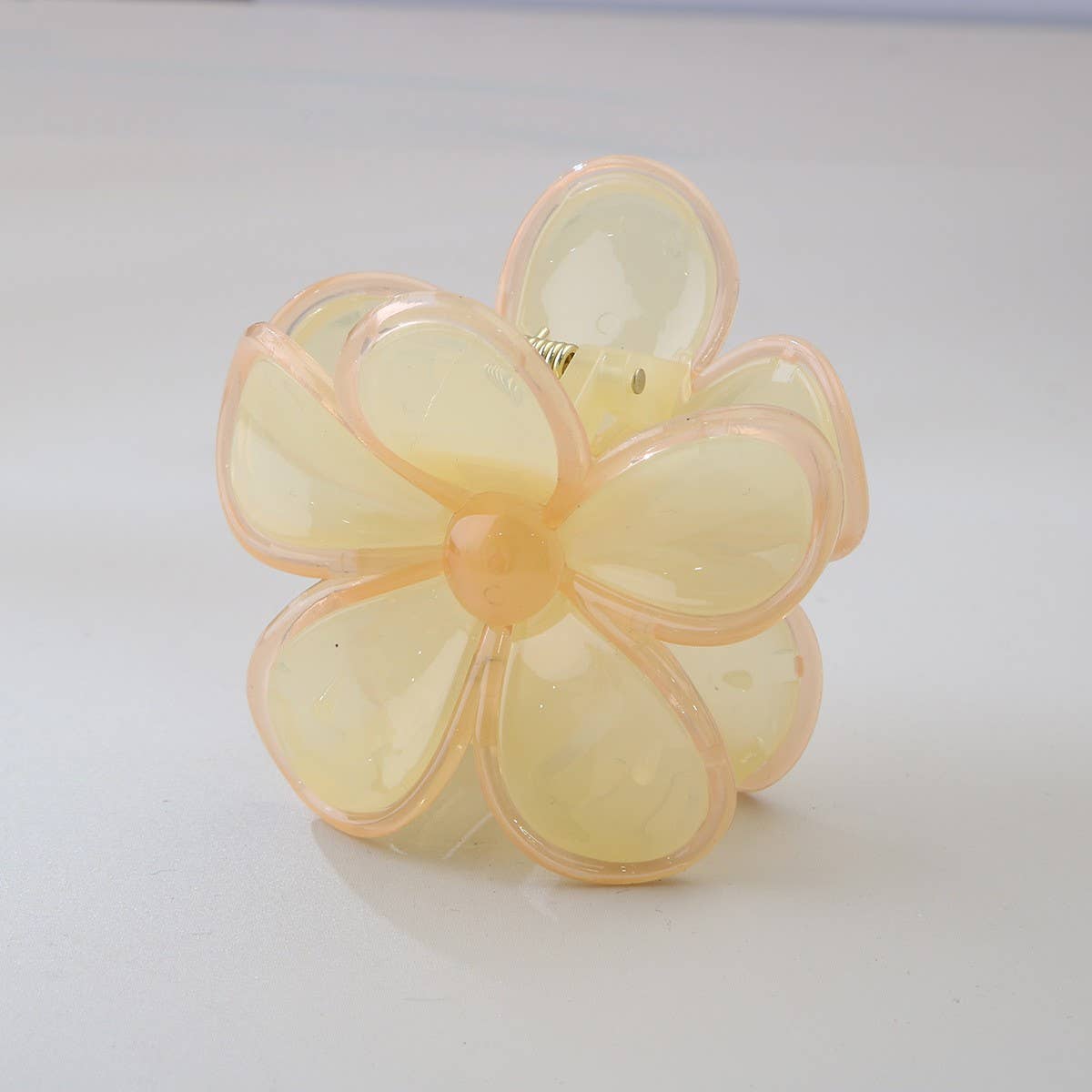PLUMERIA FLOWER HAIR CLAW CLIP CANDY COLORS