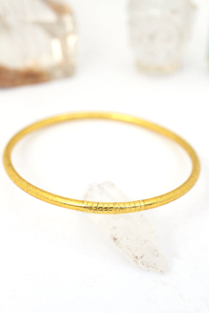 Thin Thai Buddhist Temple Bracelets, Mantra Bangle