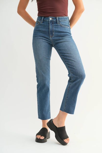 Slim Straight Ankle Scissor Cut