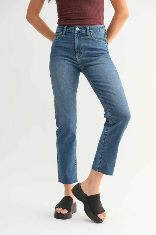 Slim Straight Ankle Scissor Cut