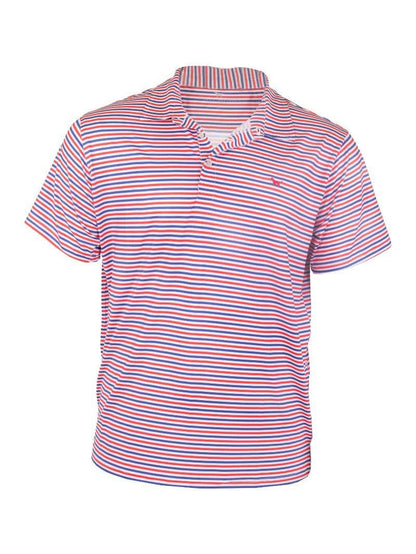 Red Striped Polo