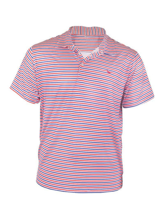 Red Striped Polo