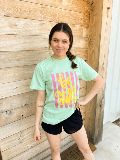 Be Still Christian Faith Adult Tee