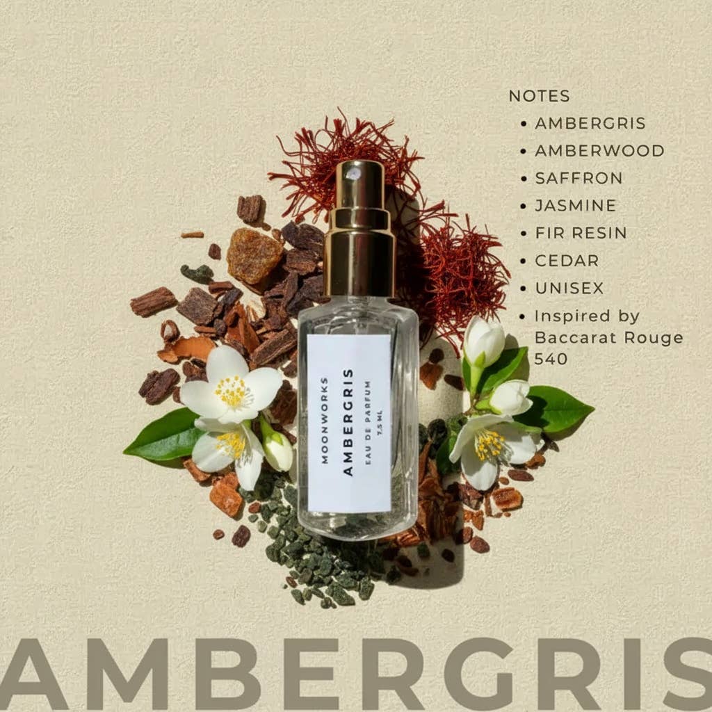 Ambergris | Baccarat rouge 540 Dupe | Eau De Parfum 1.7 oz